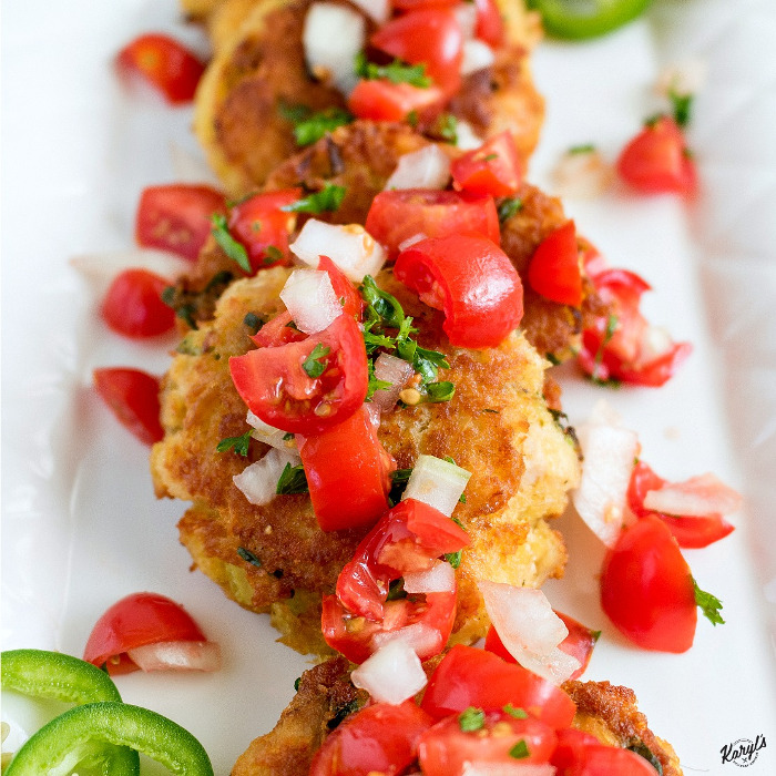 Tuna Cakes with Fresh Tomato Salsa - Karyl's Kulinary Krusade
