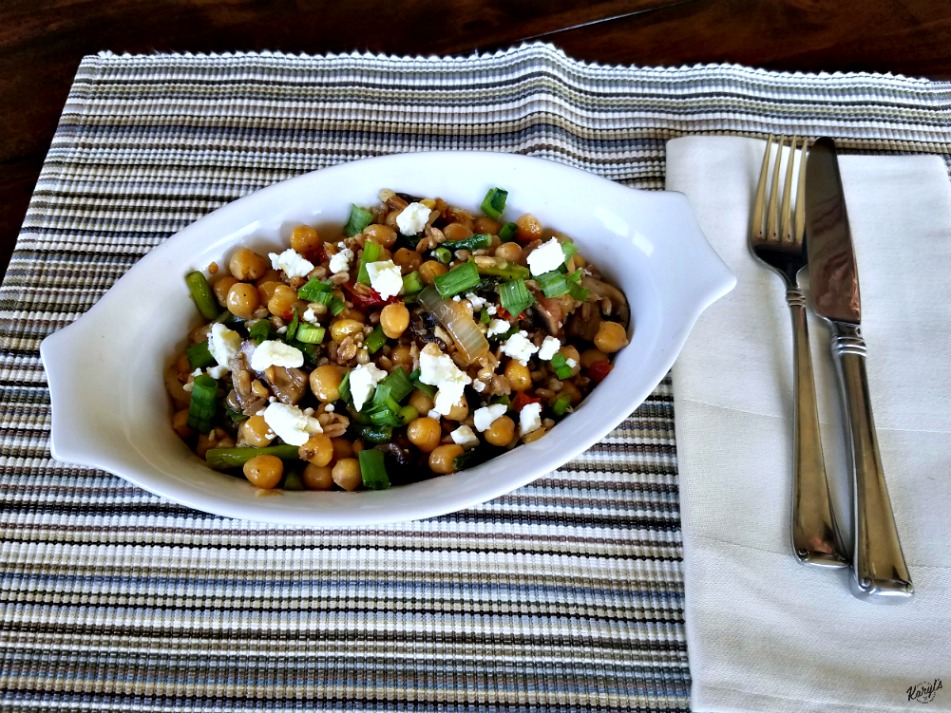 Farro Salad with Asparagus & Feta - Karyl's Kulinary Krusade Farro Salad with Asparagus & Feta - Karyl's Kulinary Krusade