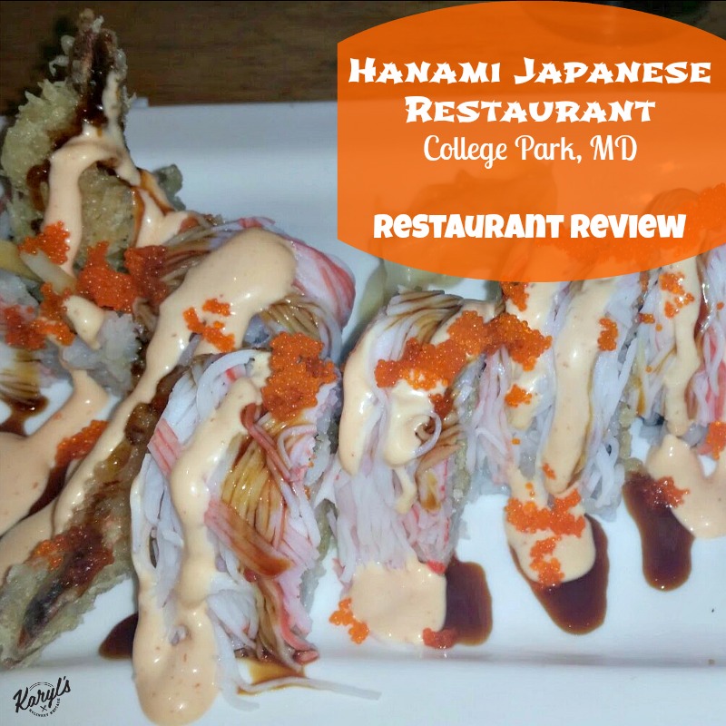 Hanami Japanese Restaurant, College Park MD - Karyl's Kulinary Krusade Hanami Japanese Restaurant, College Park MD - Karyl's Kulinary Krusade