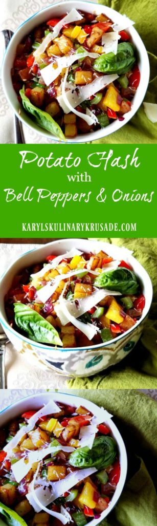 Potato Hash with Bell Peppers & Onions - Karyl's Kulinary Krusade