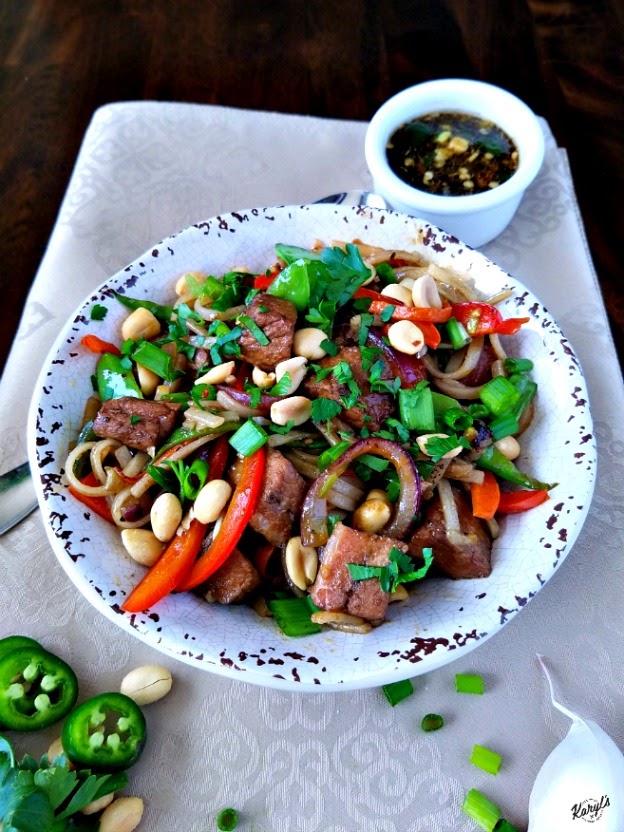 Hoisin Pork and Rice Noodle Stir Fry - Karyl's Kulinary Krusade
