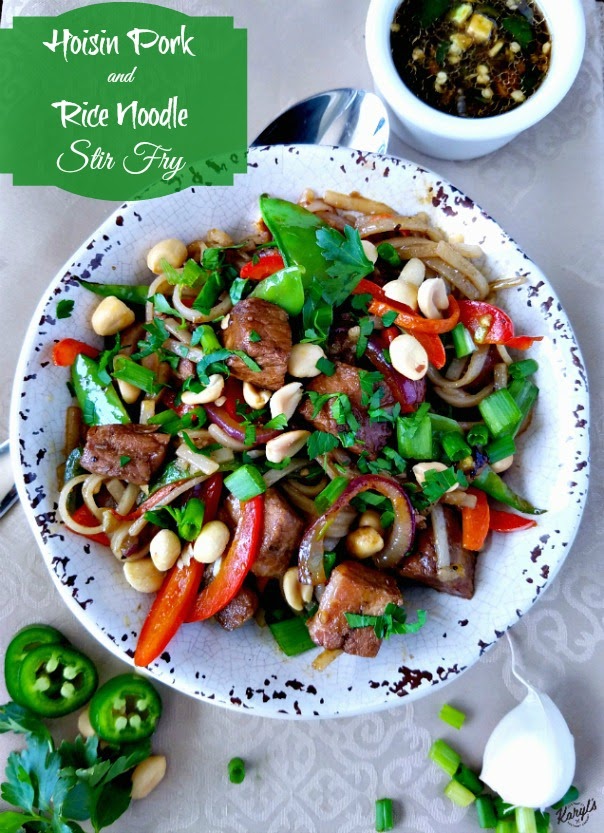 Hoisin Pork and Rice Noodle Stir Fry - Karyl's Kulinary Krusade Hoisin Pork and Rice Noodle Stir Fry - Karyl's Kulinary Krusade