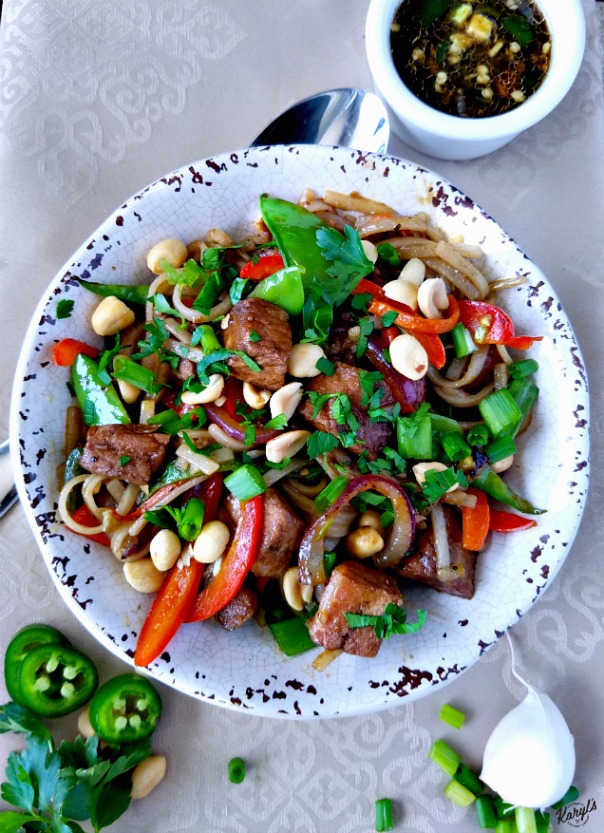 Hoisin Pork and Rice Noodle Stir Fry - Karyl's Kulinary Krusade Hoisin Pork and Rice Noodle Stir Fry - Karyl's Kulinary Krusade
