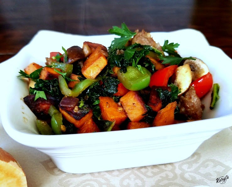 Sausage, Sweet Potato and Vegetable Hash - Karyl's Kulinary Krusade Sausage, Sweet Potato and Vegetable Hash - Karyl's Kulinary Krusade