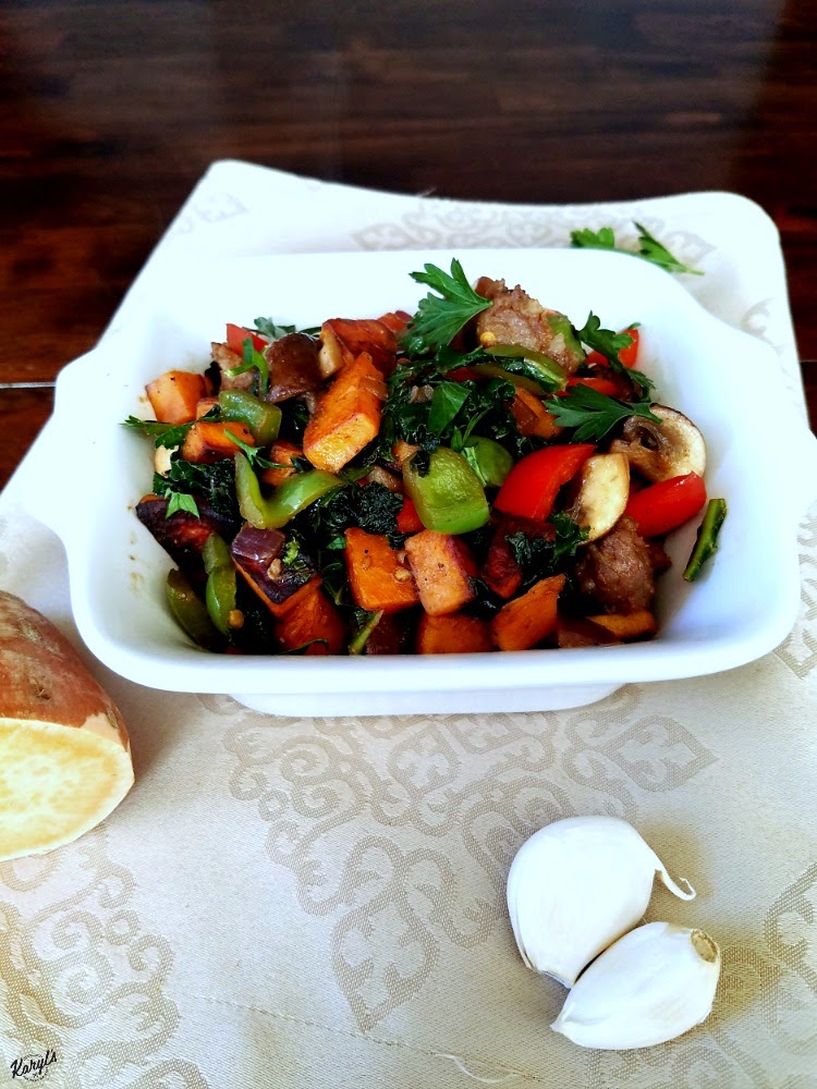 Sausage, Sweet Potato and Vegetable Hash - Karyl's Kulinary Krusade Sausage, Sweet Potato and Vegetable Hash - Karyl's Kulinary Krusade
