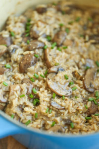 One Pot Mushroom Rice by Damn Delicious