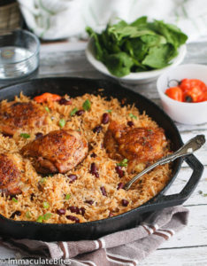 One-Pot Caribbean Jerk Chicken & Rice by Immaculate Bites