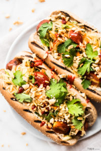Thai Style Hot Dogs by Hapa Nom Nom