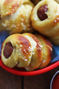 Pretzel Dogs by Creme de la Crumb