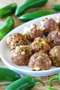 Jalapeno Popper Meatballs by The Stay At Home Chef