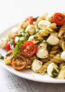 Caprese Pasta Salad by Pip & Ebby
