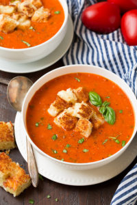 rRoasted Tomato Basil Soup by Cooking Classy