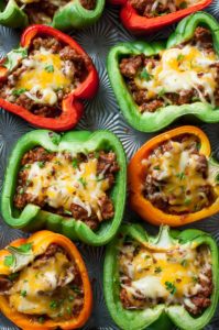 Bell Pepper Tacos by Peas and Crayons