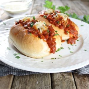 Italian Meatball Subs by Taste and See
