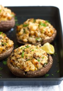 Shrimp Stuffed Portobello Mushrooms by Little Spice Jar