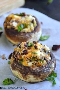 Jalapeno Popper Stuffed Mushrooms by Real Housemoms
