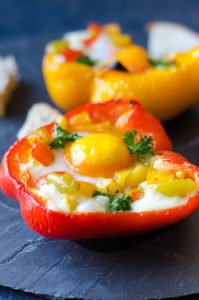 Potato and Egg Stuffed Peppers by Give Recipe