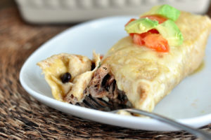 Smothered Sweet Pork Burritos by Mel's Kitchen Cafe