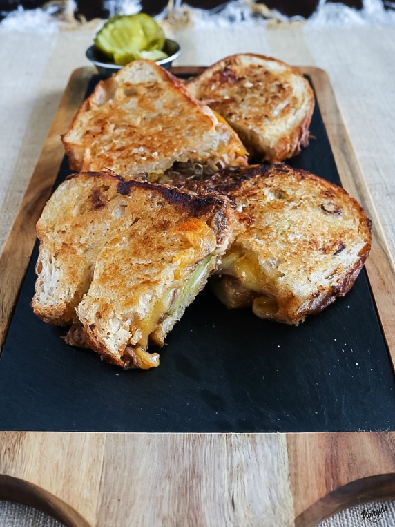 Pulled Pork Grilled Cheese - Karyl's Kulinary Krusade Pulled Pork Grilled Cheese - Karyl's Kulinary Krusade