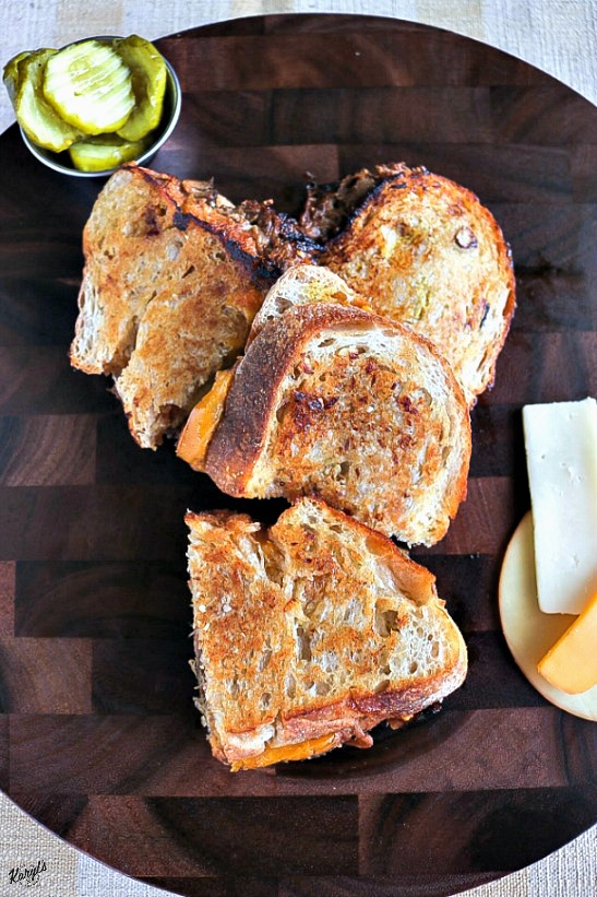 Pulled Pork Grilled Cheese - Karyl's Kulinary Krusade Pulled Pork Grilled Cheese - Karyl's Kulinary Krusade