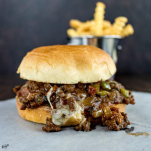 Venison Cheesesteak Sloppy Joes - Karyl's Kulinary Krusade