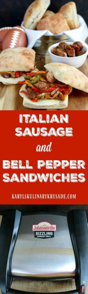 Italian Sausage and Bell Pepper Sandwiches - Karyl's Kulinary Krusade