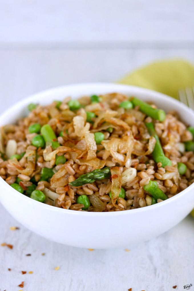 Farro with Spring Vegetables - Karyl's Kulinary Krusade Farro with Spring Vegetables - Karyl's Kulinary Krusade