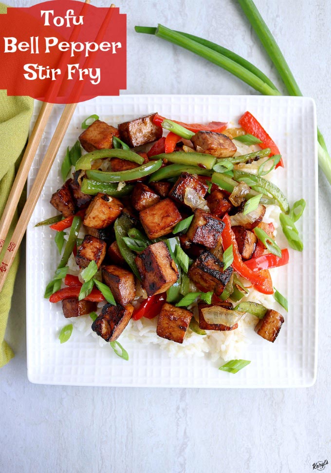 Tofu Bell Pepper Stir Fry - Karyl's Kulinary Krusade Tofu Bell Pepper Stir Fry - Karyl's Kulinary Krusade